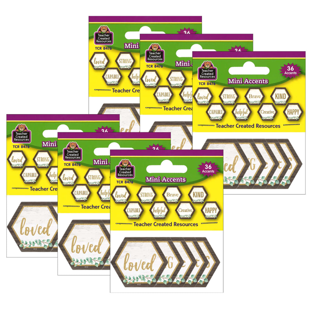 Teacher Created Resources Mini Accents, Eucalyptus Positive
