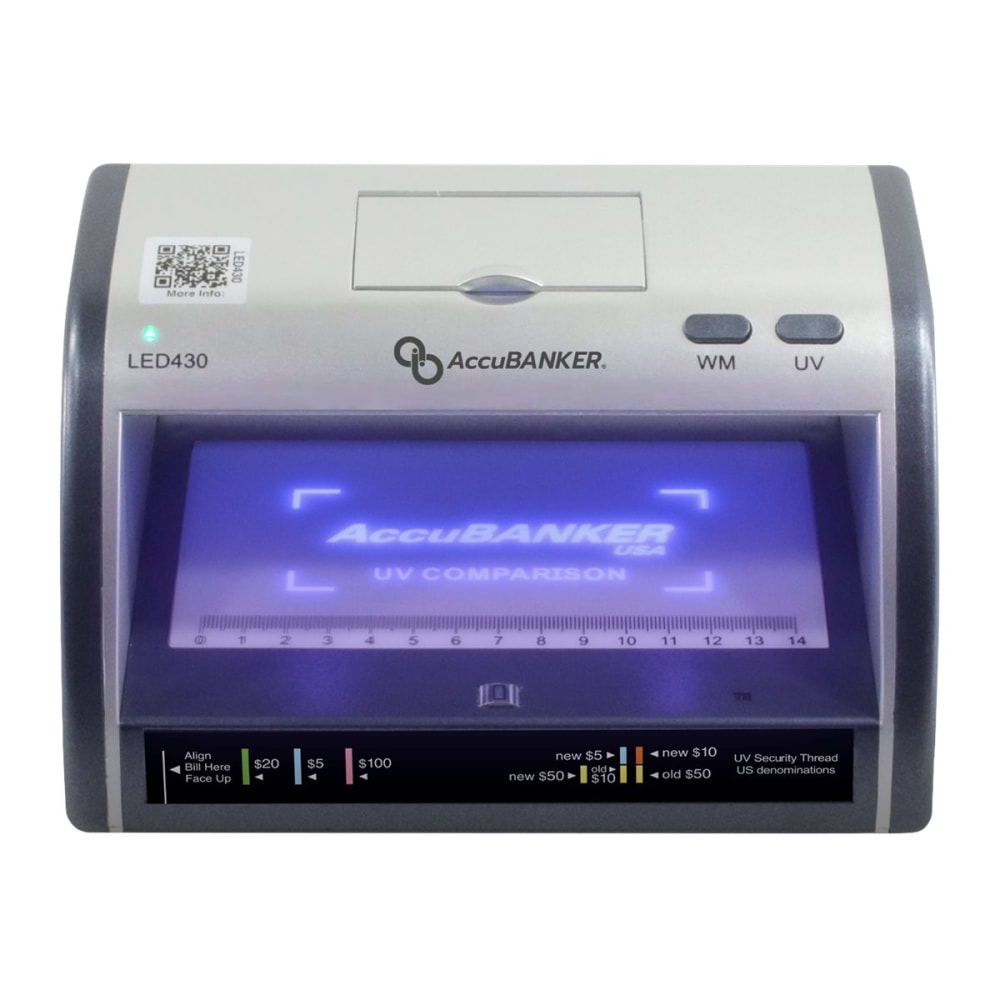 AccuBanker LED430 Counterfeit Bill & Document Validator With