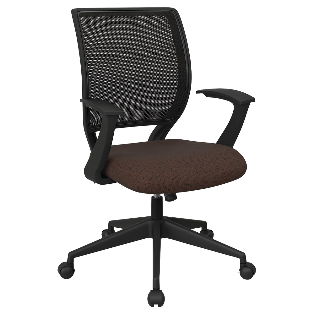 Office Star™ Work Smart Mesh Task Chair, Cocoa/Black