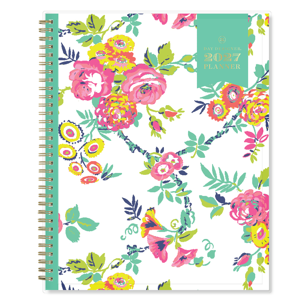 2027 Blue Sky Peyton White Weekly/Monthly Planning Calendar,