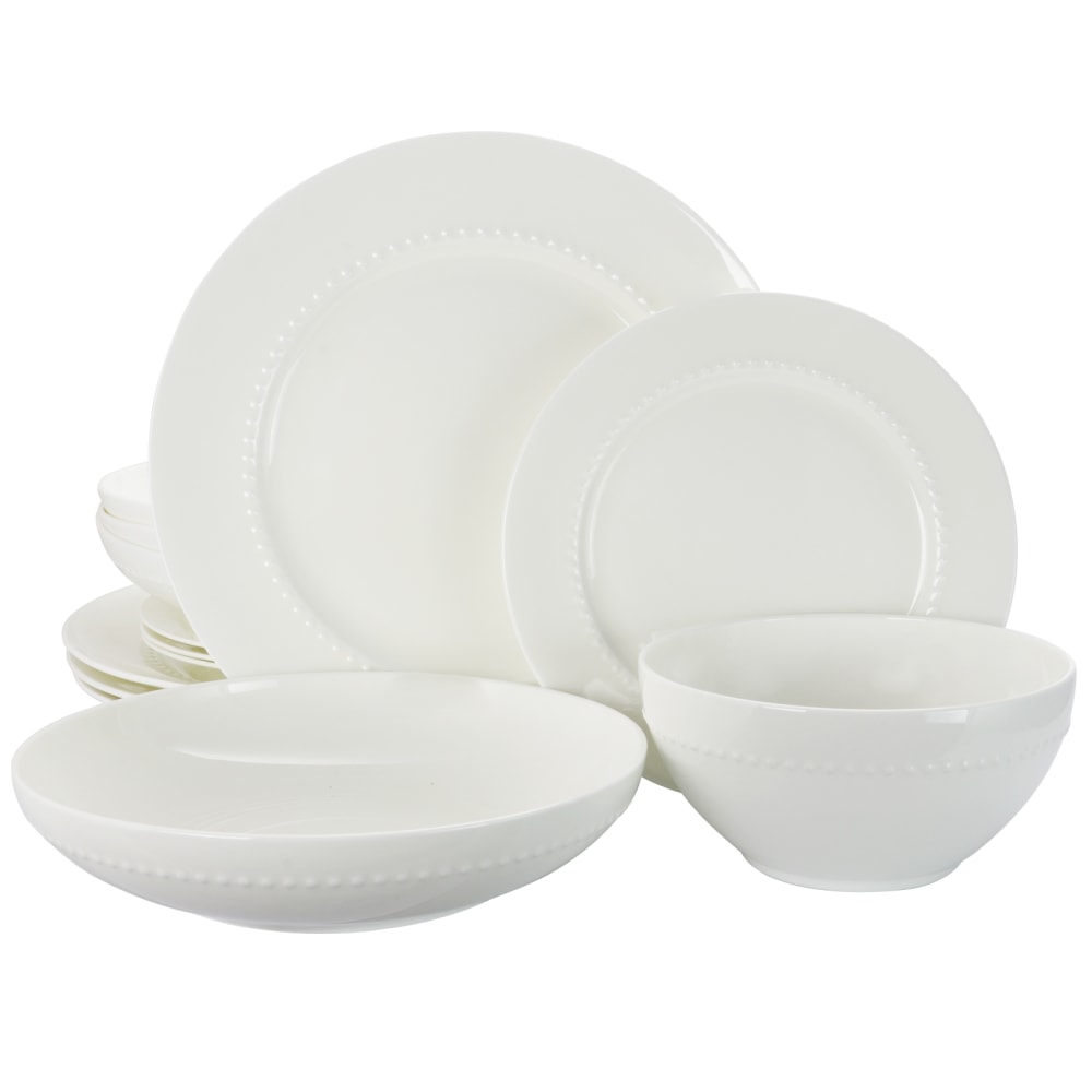 Gibson Elite Gracious Dining 16-Piece Bone China Double