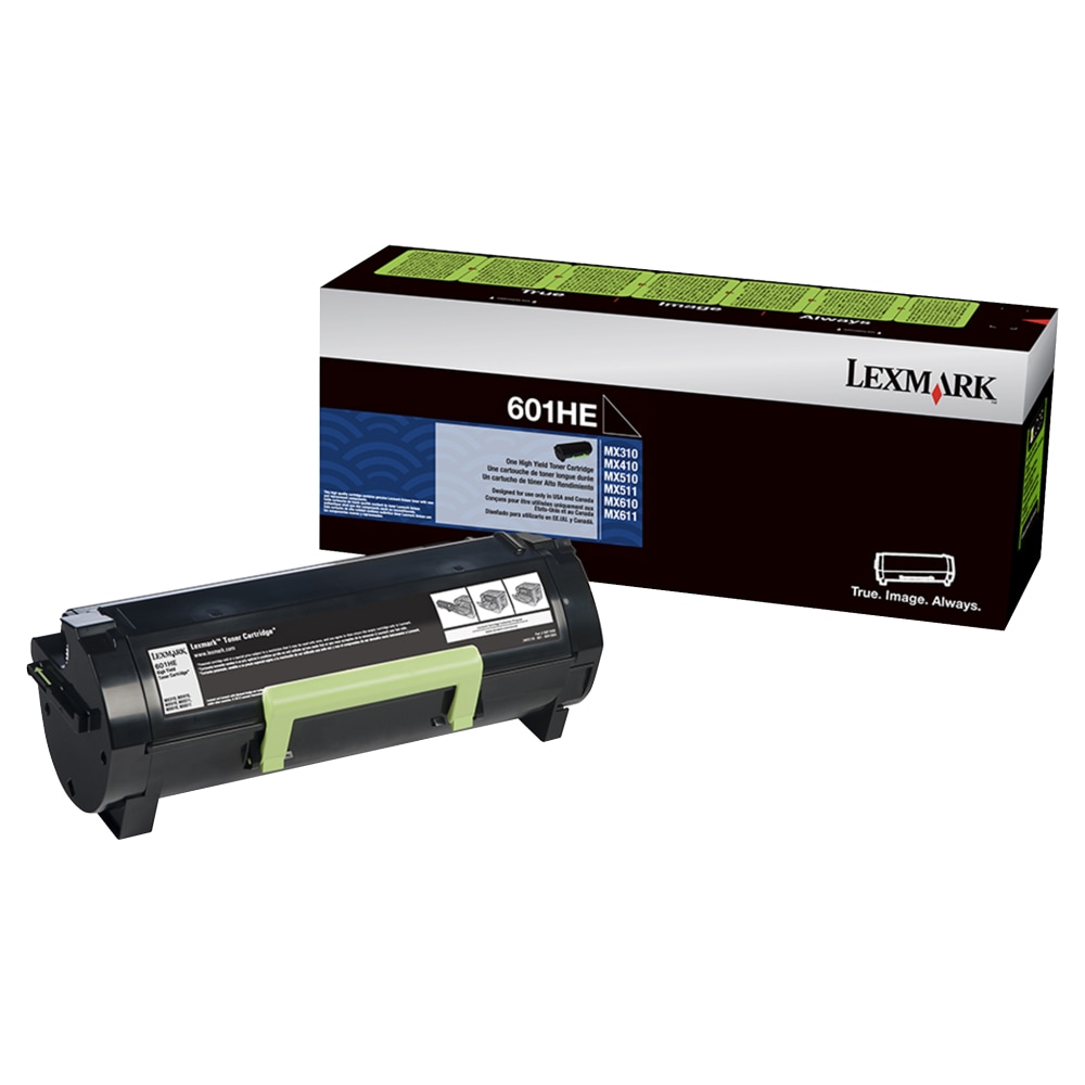 Lexmark™ 601 Remanufactured Black High Yield Toner Cartridge