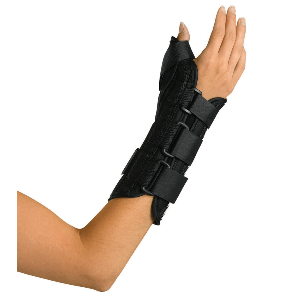 Medline Wrist/Forearm Splint With Abducted Thumb, Right, Small,