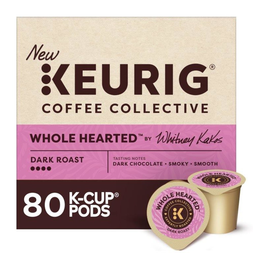 Keurig Coffee Collective Whole Hearted Single-Serve K-Cup Pods,