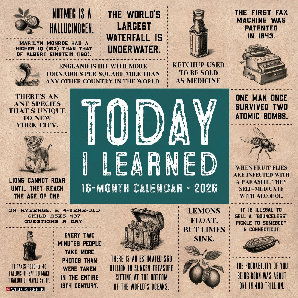 2026 Willow Creek Press Humor & Comics Monthly