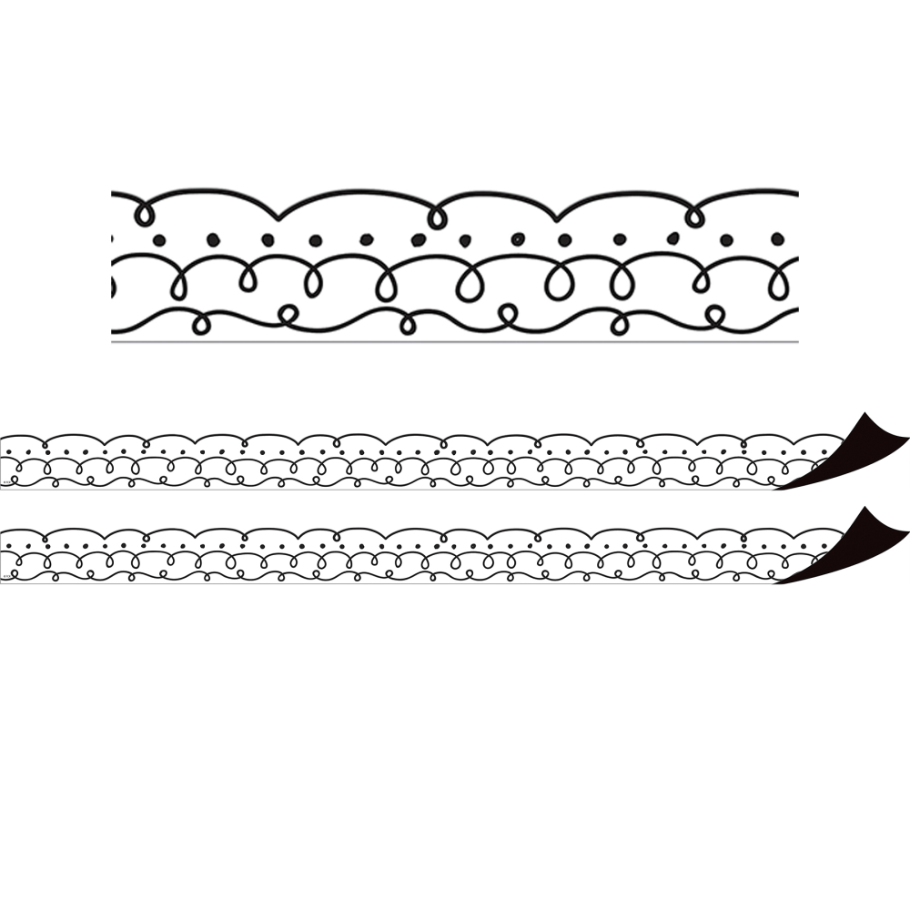 Teacher Created Resources Magnetic Border, Squiggles And Dots,