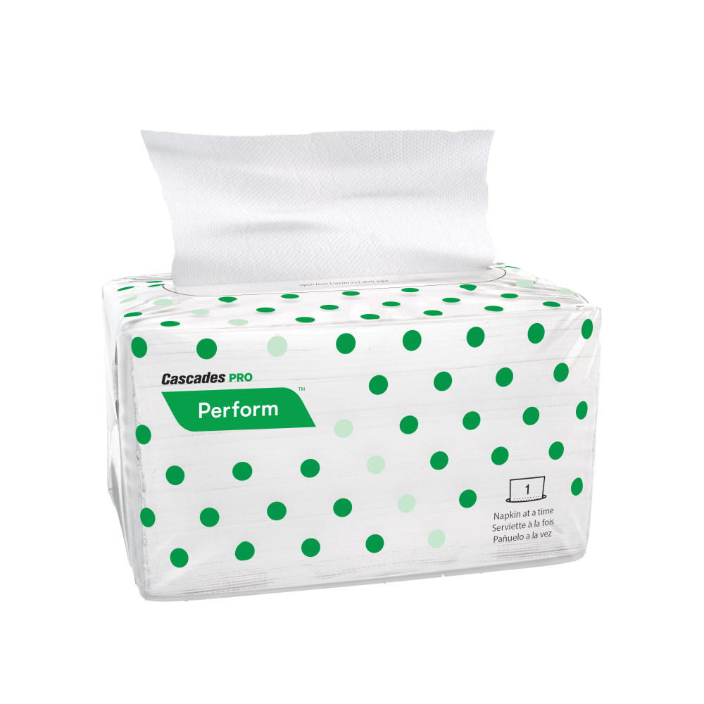 Cascades PRO Perform Interfold Napkins for Tandem, 1-Ply,
