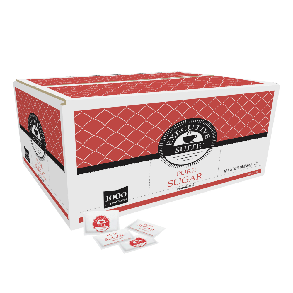 Executive Suite Pure Sugar, 0.1 Oz, Box Of