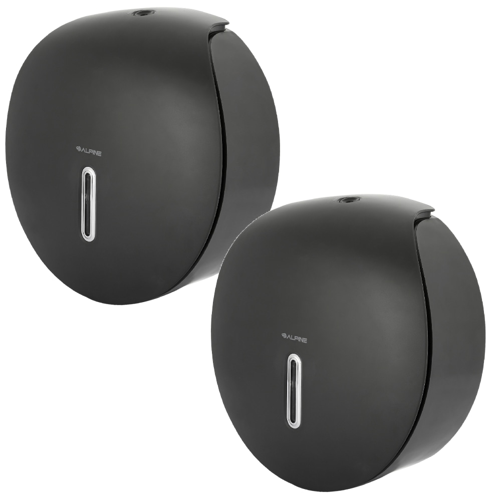 Alpine Single Roll Jumbo Toilet Paper Dispensers, 11-3/4"H