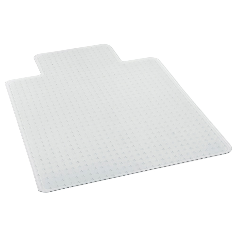 Deflecto® Glass Clear Chair Mat, For Medium Pile