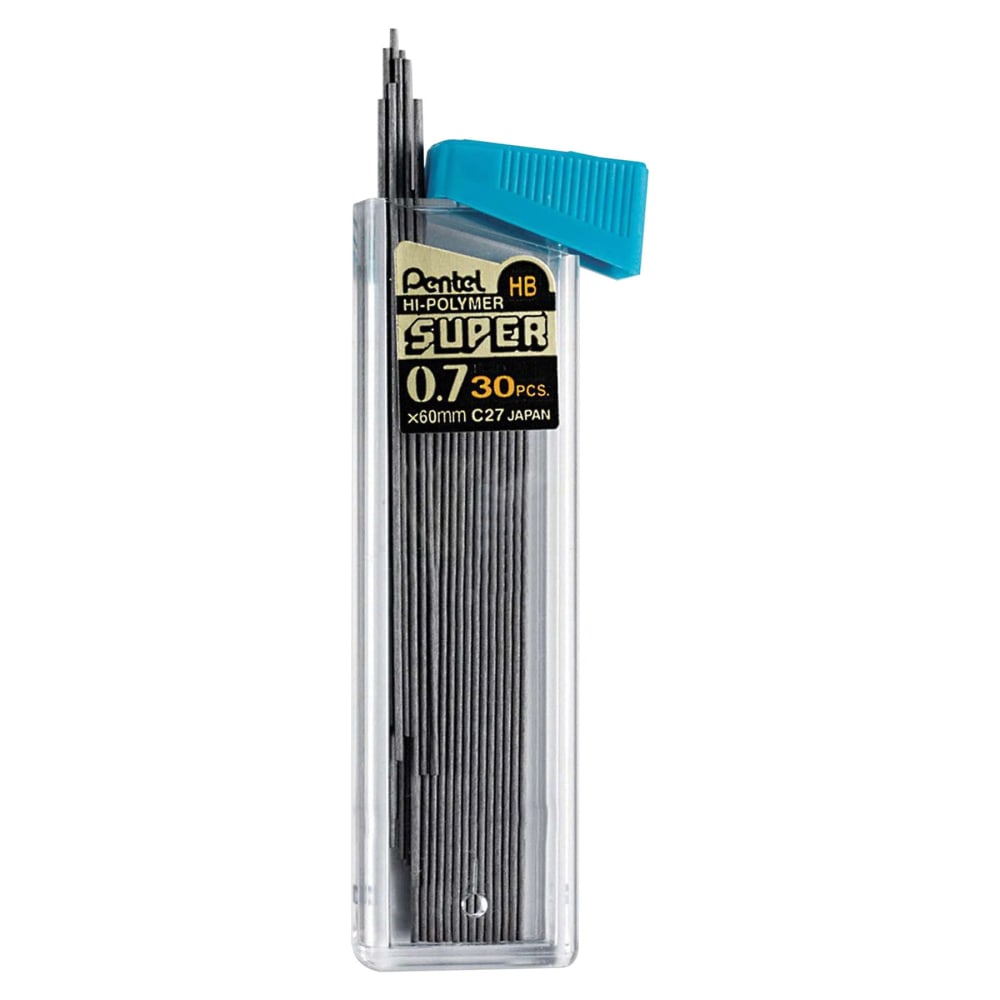 Pentel® Premium Hi-Polymer® Lead, 0.7 mm, HB, Fine