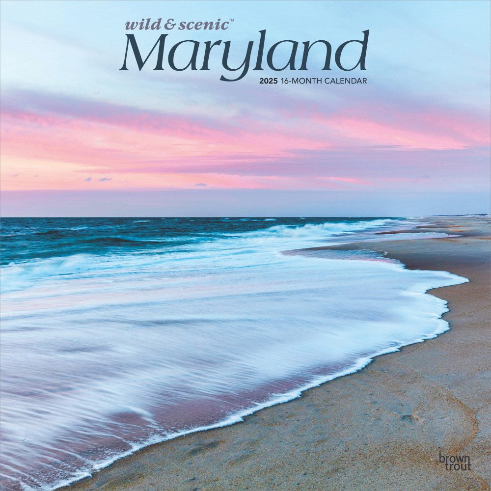 2025 BrownTrout Maryland Wild & Scenic Monthly Plastic-Free