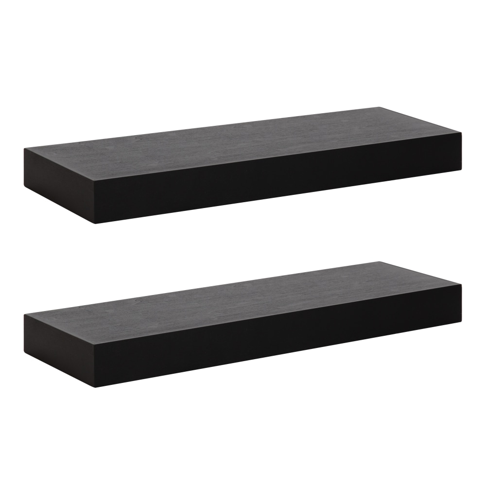 Kate and Laurel Havlock Wall Shelves, 2-1/4"H x