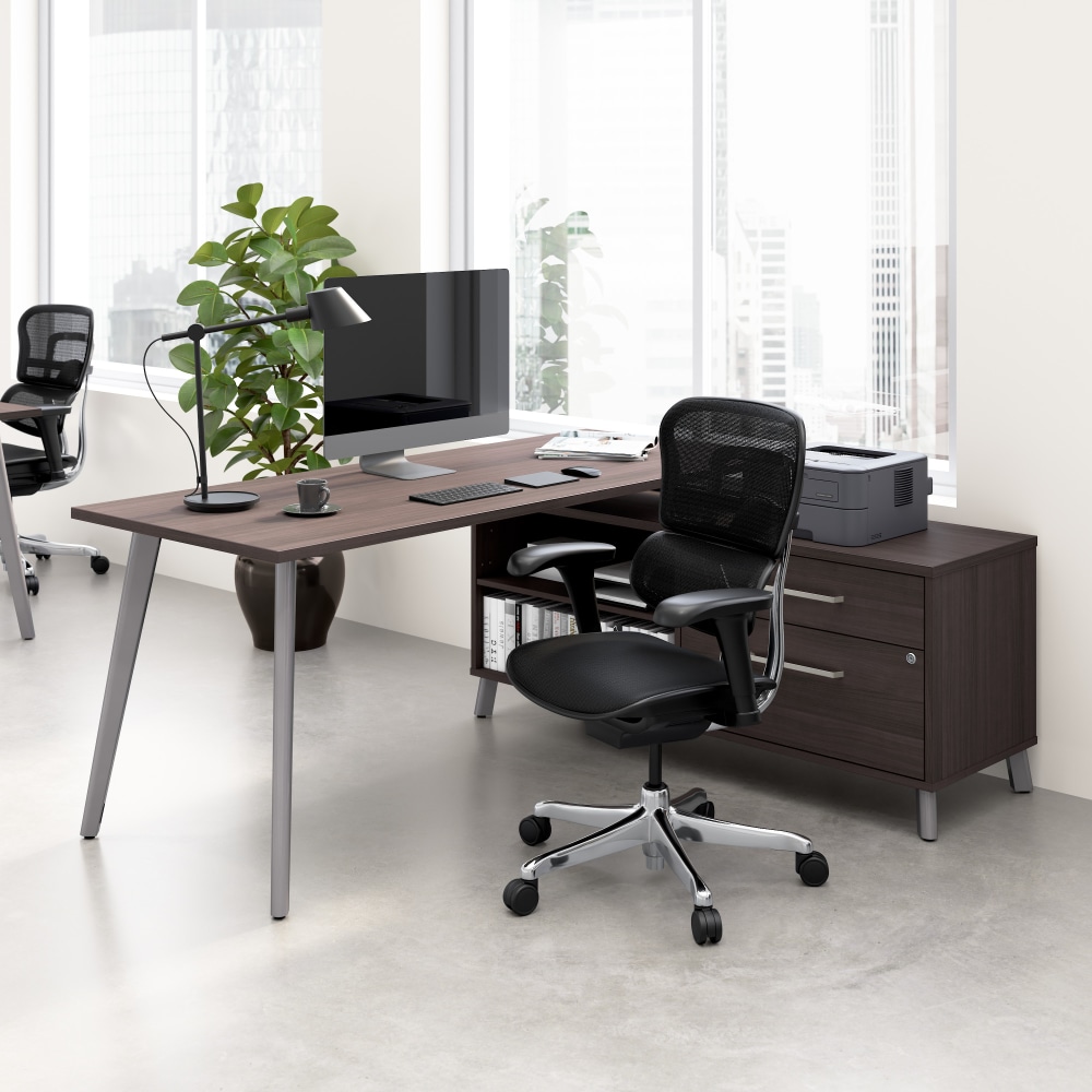WorkPro® Motiva 72"W Modern Corner Desk With Drawers