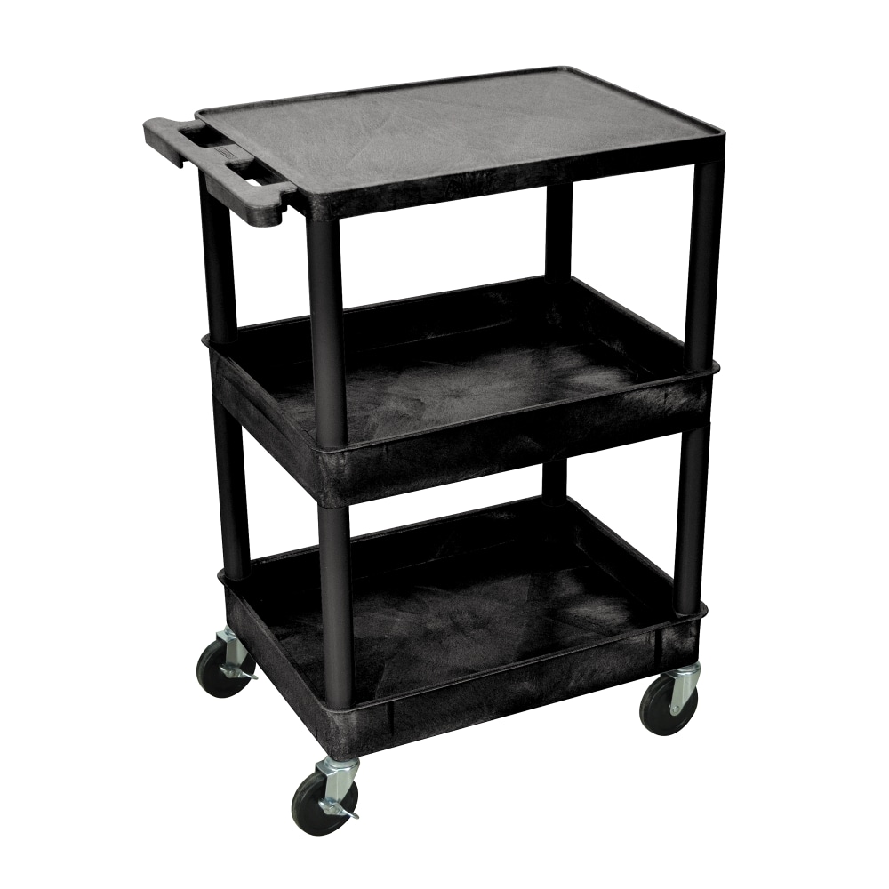 H. Wilson Plastic Tub Cart, 36 1/16"H x