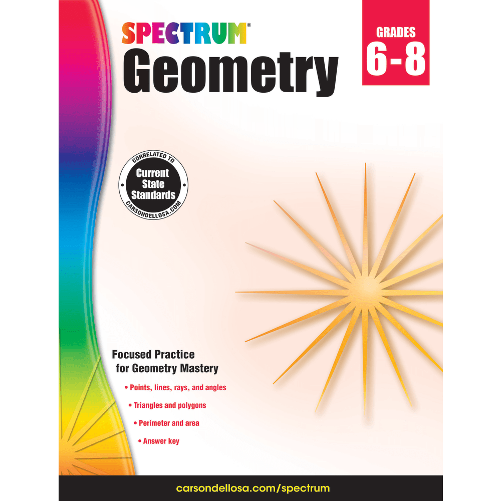 Spectrum® Geometry Workbook, Grades 6-8