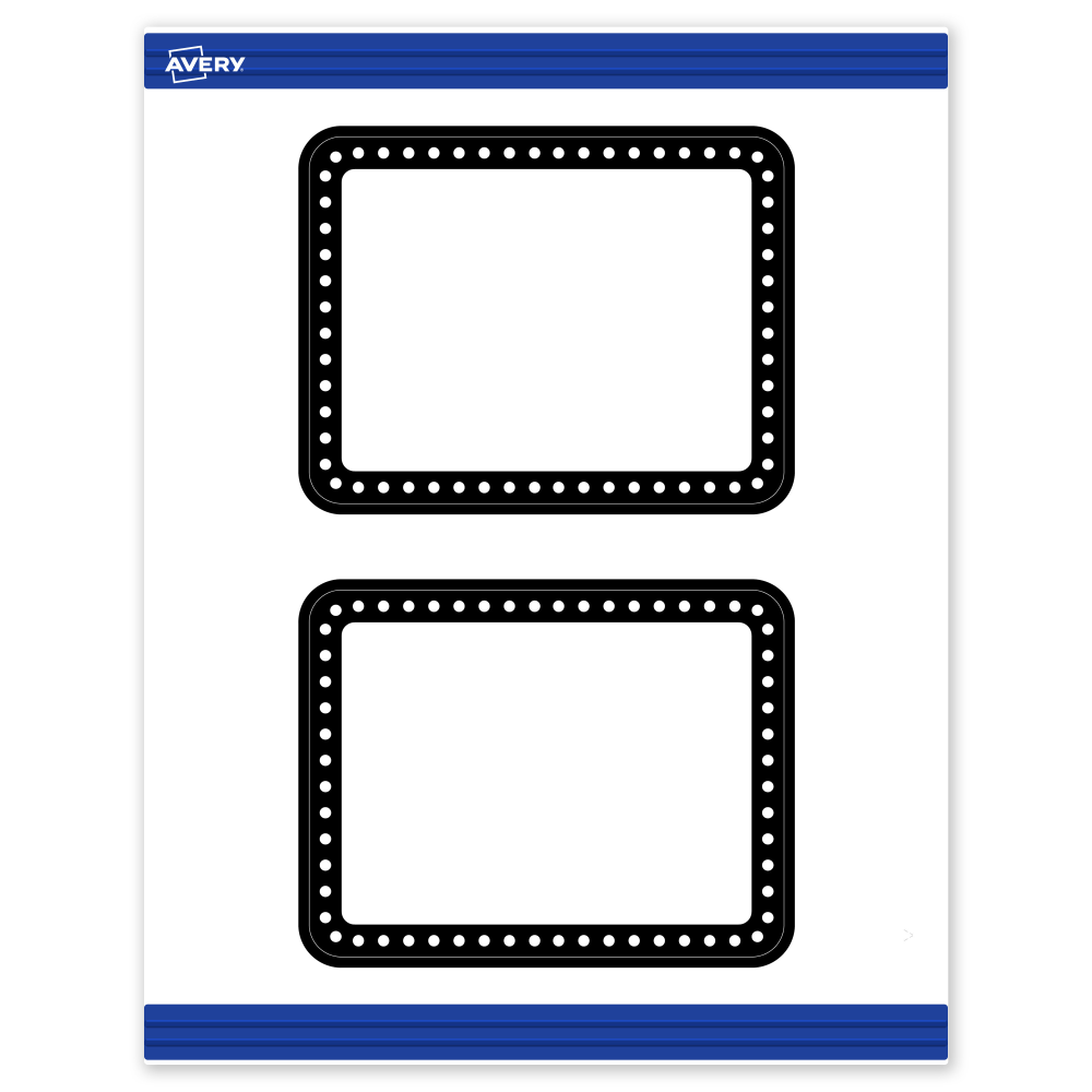 Avery® Print-To-The-Edge Postcards With Sure Feed® Technology,