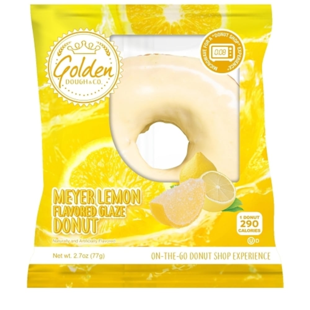 Golden Dough & Co. Meyer Lemon Glazed Donuts,