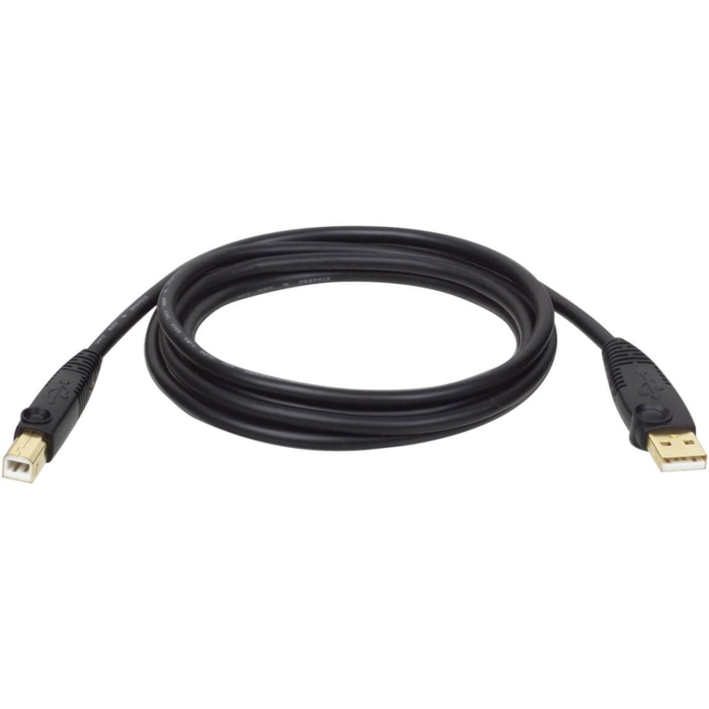 Tripp Lite U022-010 Gold USB 2.0 A/B Cable,