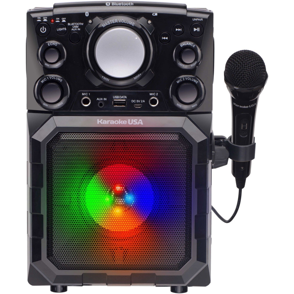 Karaoke USA GQ410 Portable MP3 Karaoke Player With