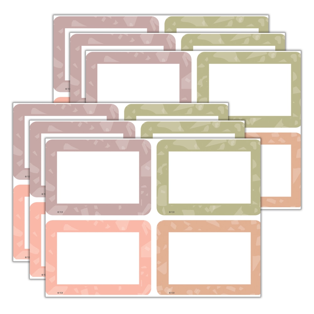 Teacher Created Resources Name Tags/Labels, Terrazzo Tones, 36