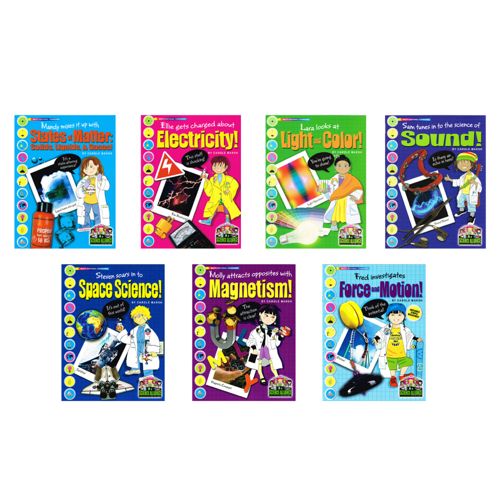 Gallopade Science Alliance Books, Physical Science, Set Of