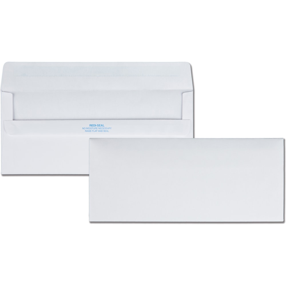 Quality Park® #10 Redi-Seal® Envelopes, Self-Adhesive, White, Box