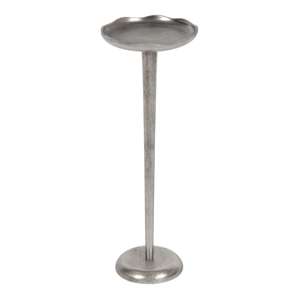 Kate and Laurel Alessia Aluminum Round Drink Table,