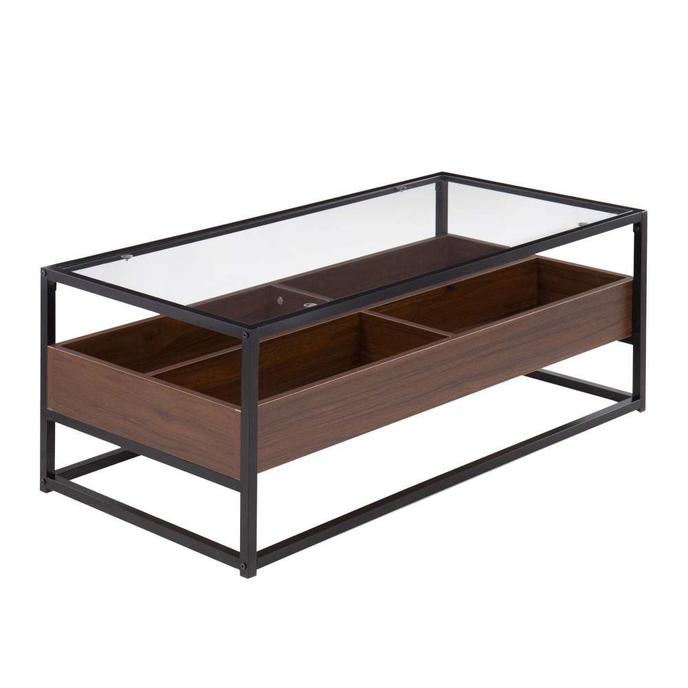 LumiSource Display Contemporary Coffee Table, 16-1/2”H x 43-1/2”W