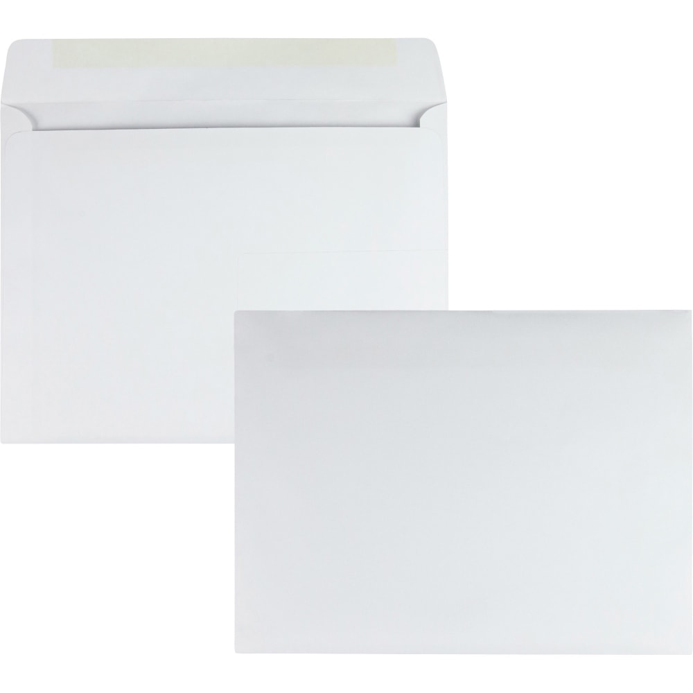 Quality Park Booklet Envelopes, 10" x 13", White,