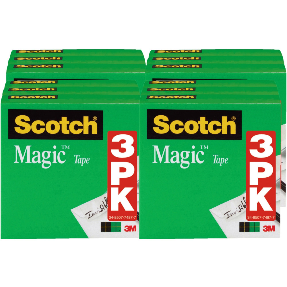 Scotch 1/2"W Magic Tape - 36 yd Length
