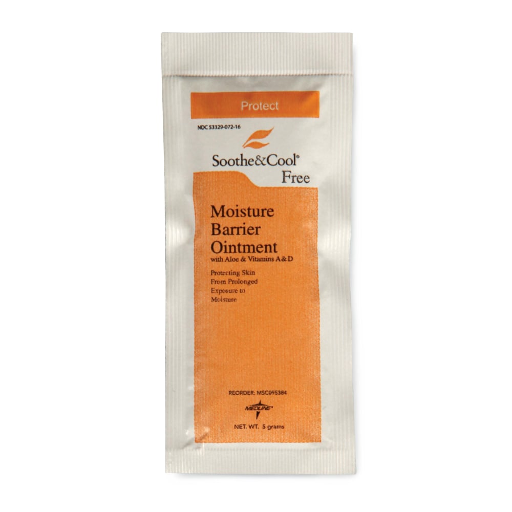Medline Soothe & Cool Moisture Barrier Ointment Packets,