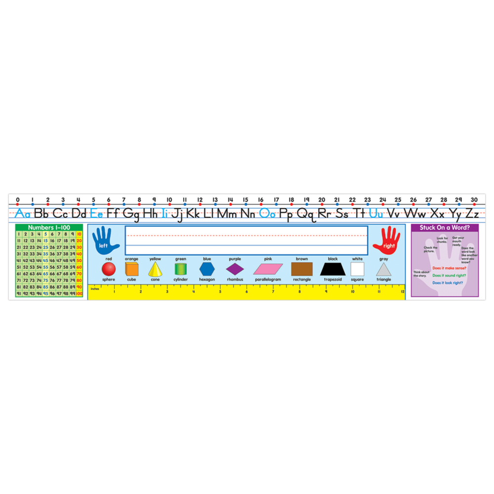 Carson-Dellosa Quick Stick® Traditional Manuscript Nameplates,
