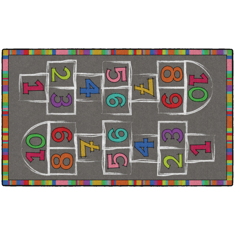 Flagship Carpets Hopscotch Area Rug, 3&#x27;H x 5&#x27;W