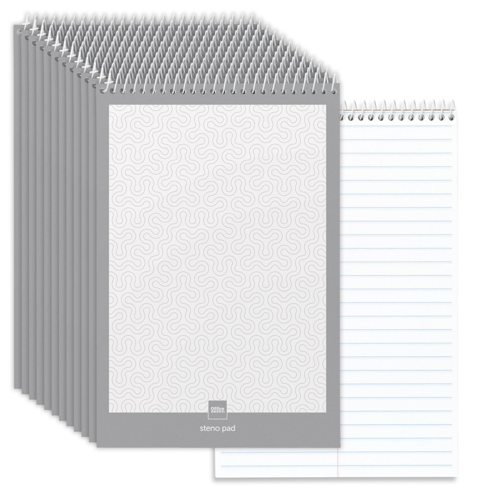 Office Depot® Brand Steno Books, 6" x 9",