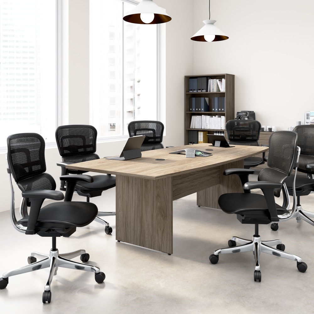 WorkPro® Motiva Office Conference Table With Wood Base,
