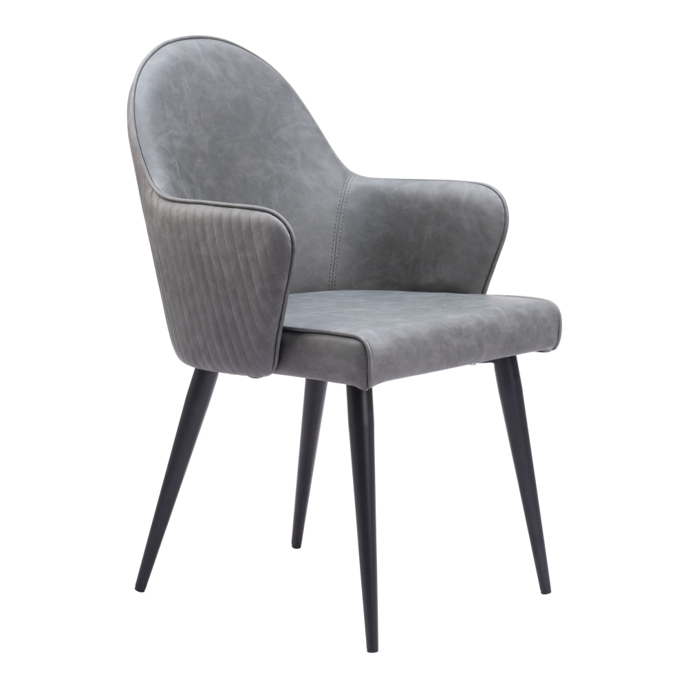 Zuo Silloth Dining Accent Chair, Gray