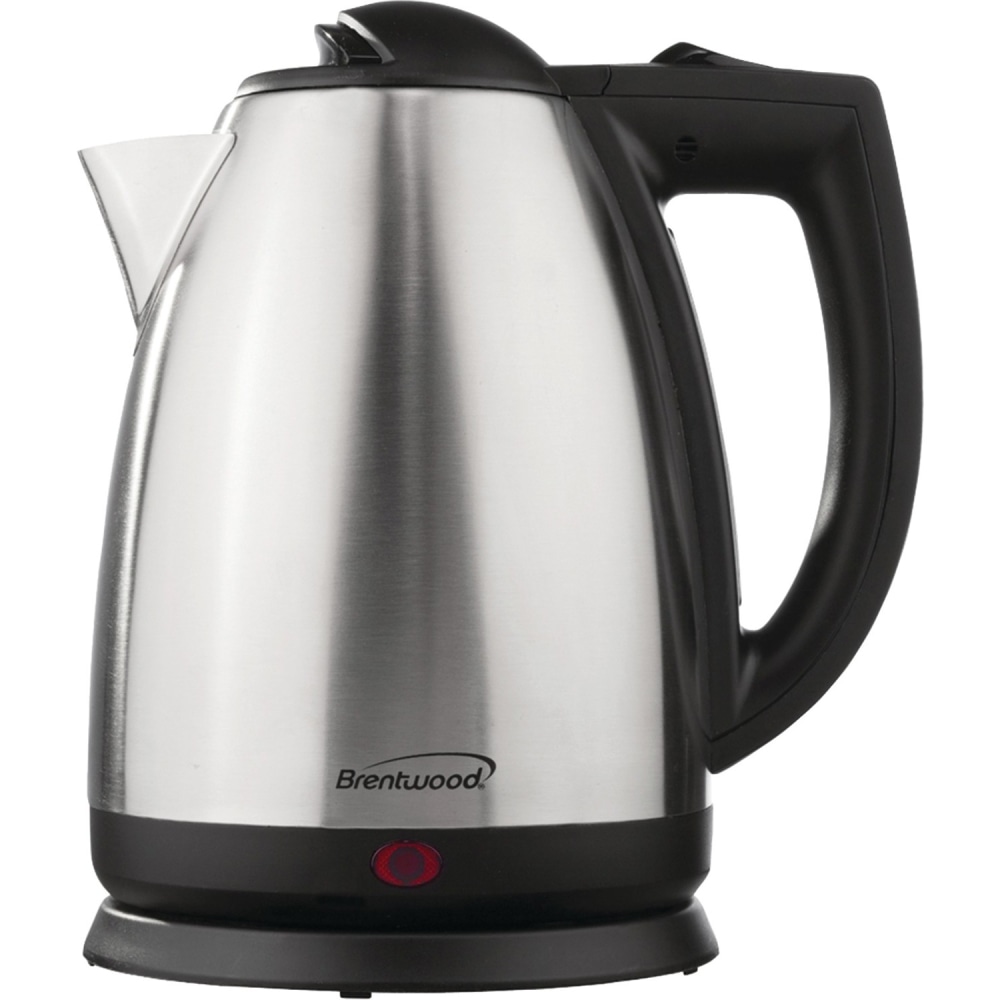 Brentwood Cordless Tea Kettle, 2 Liter, 1,000W, Stainless