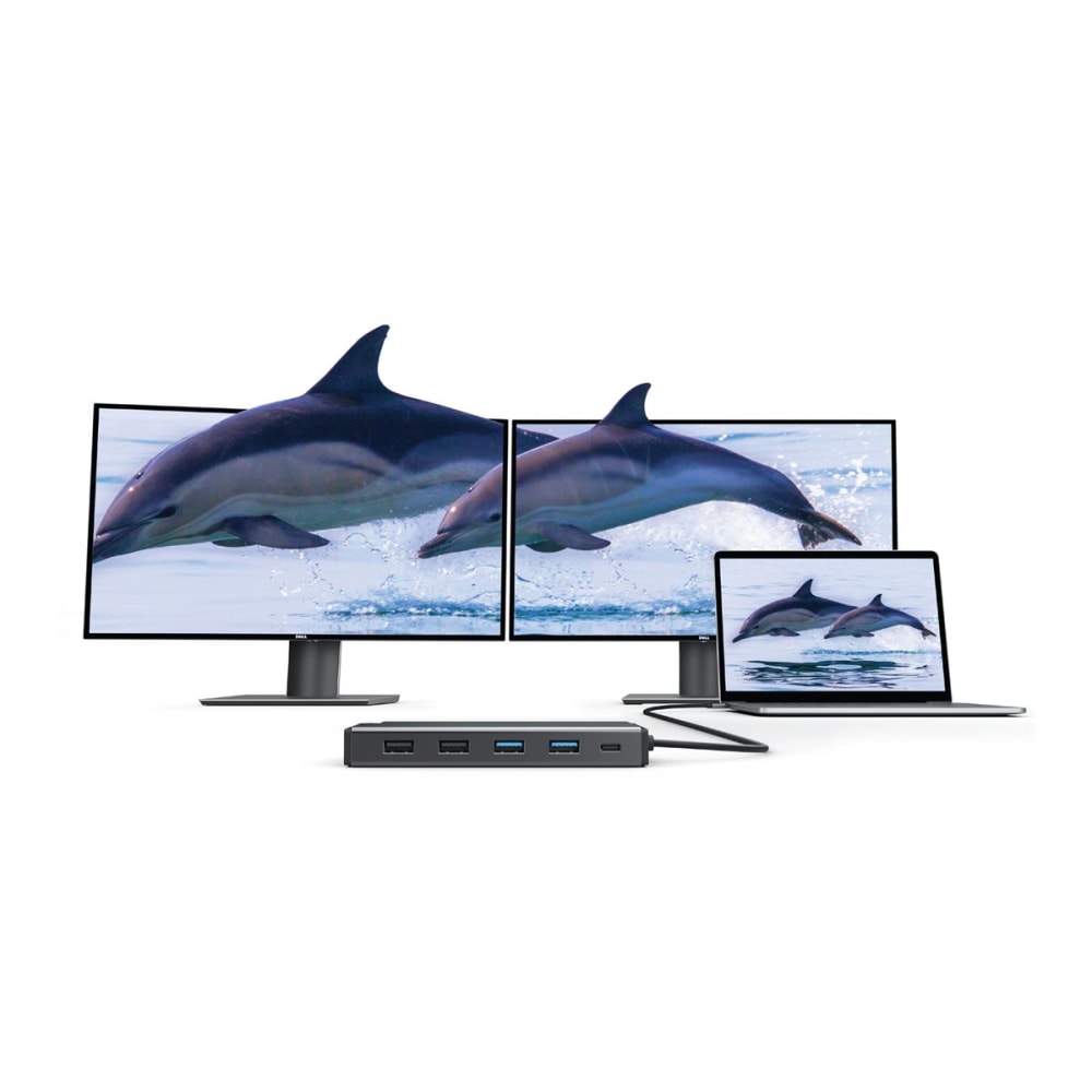 Alogic USB-C 12-in-1 Dual Display Mini Dock -