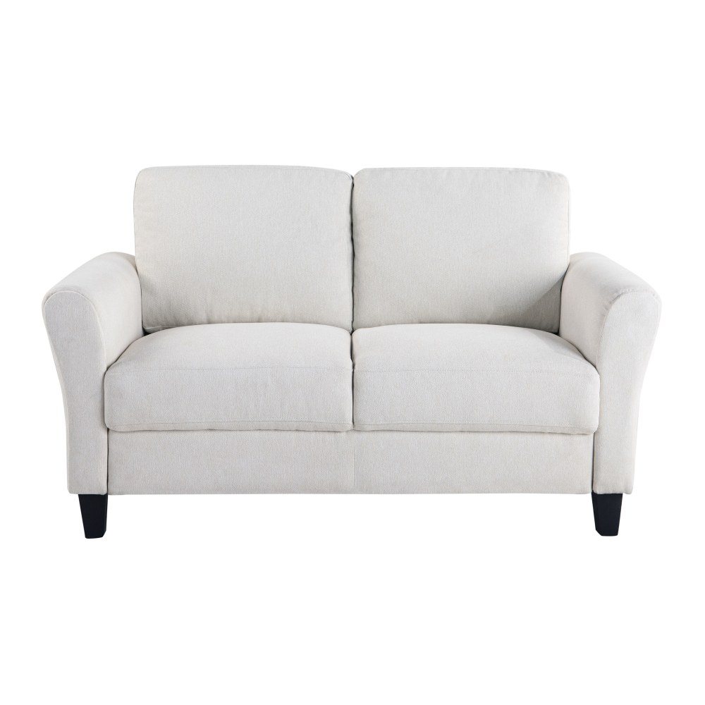 Lifestyle Solutions Winslow Microfiber Loveseat With Rolled Arms,