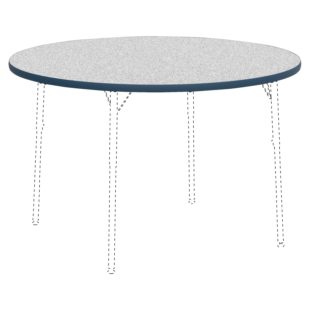Lorell® Classroom Round Activity Table Top, 48"W, Gray