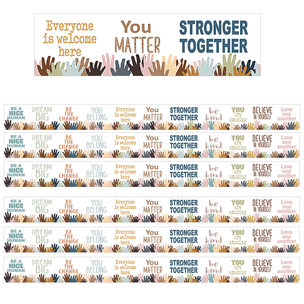 Teacher Created Resources® Border Trim, Everyone Is Welcome
