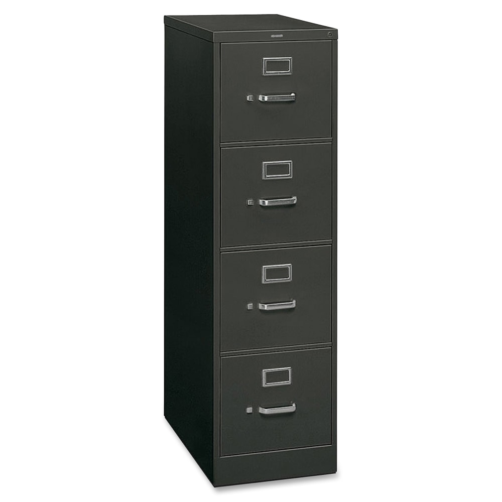 HON® 310 Locking 26-1/2"D Vertical 4-Drawer File Cabinet,