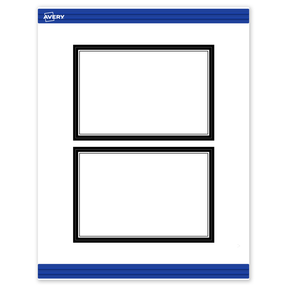 Avery® Print-To-The-Edge Postcards With Sure Feed® Technology,