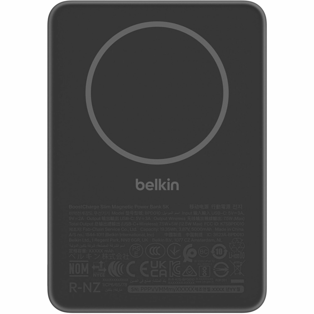 Belkin BoostCharge Slim Magnetic Power Bank 5K