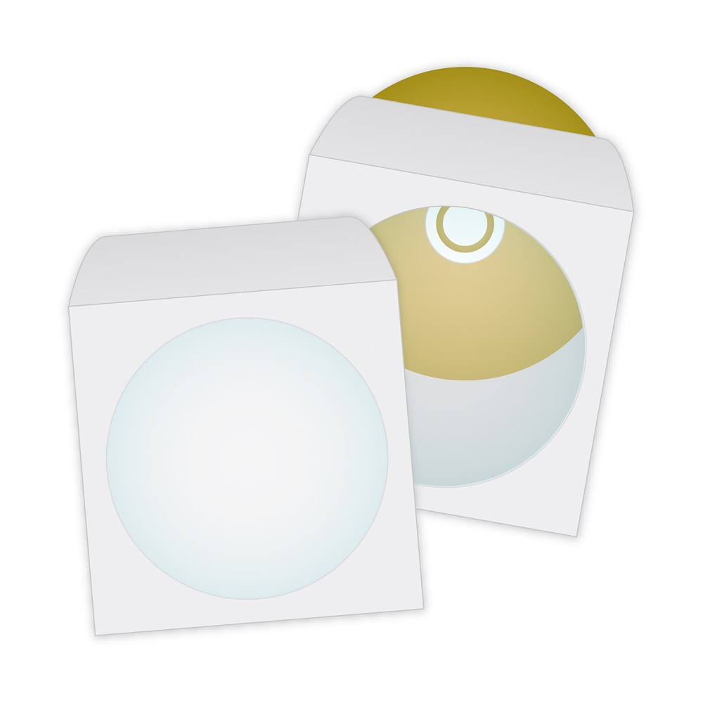 Quality Park® CD/DVD Envelopes, 4 7/8" x 5",