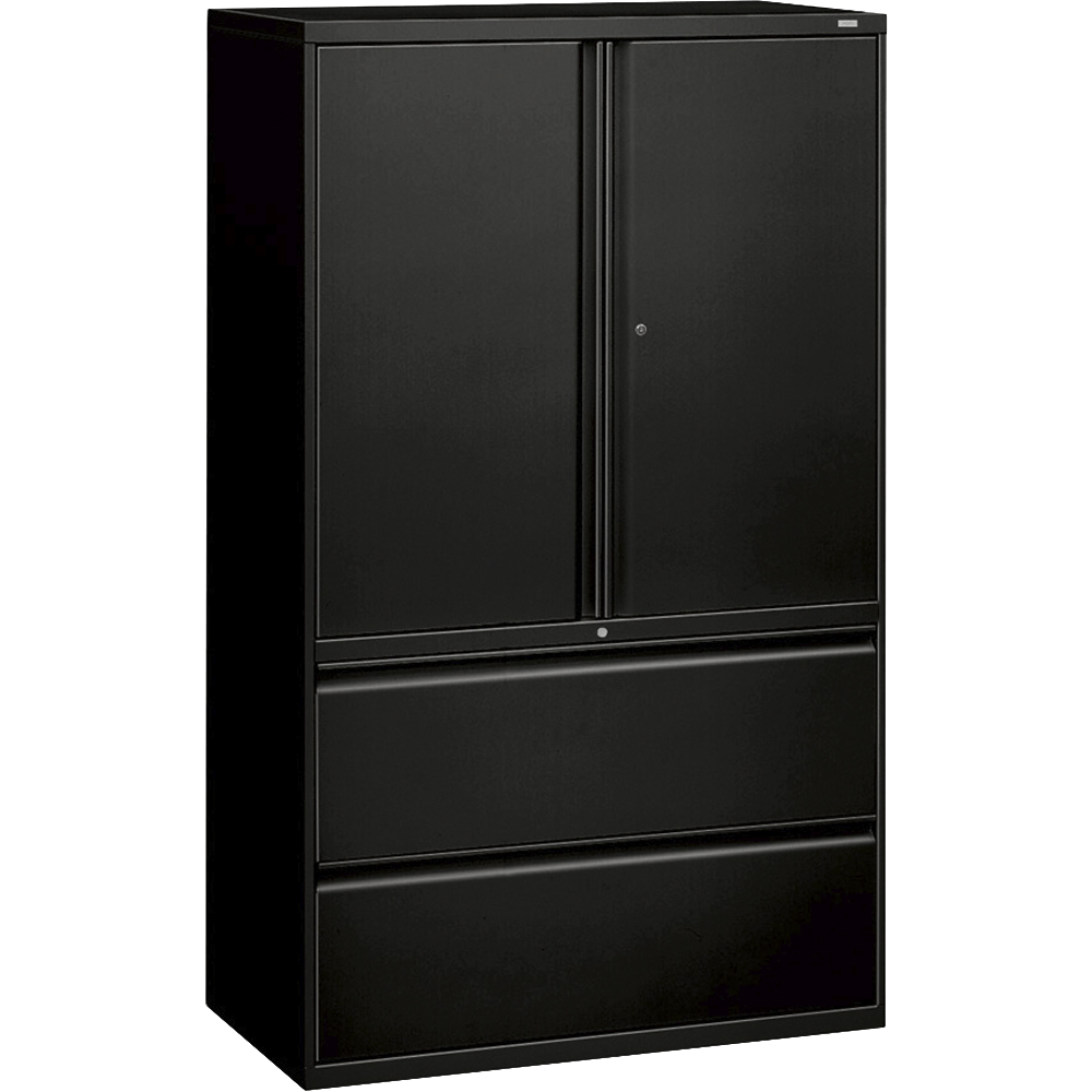 HON® 800 Series Storage Cabinet With Lateral File,