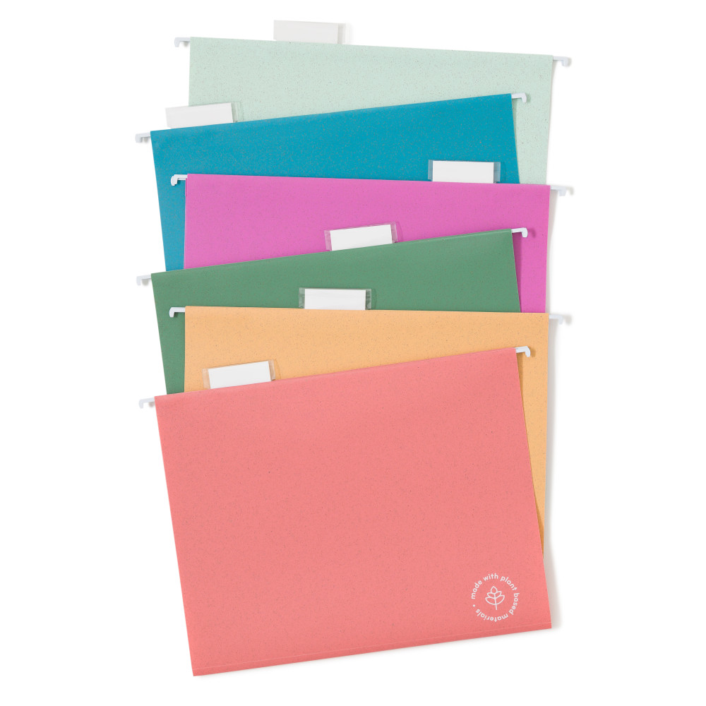 U Brands U-Eco™ Poly Hanging File Folders, Pack