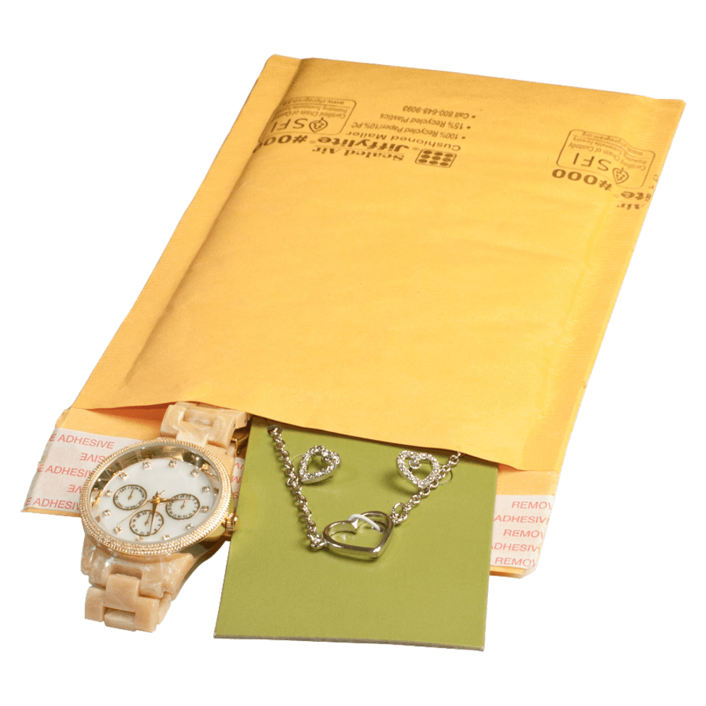 United Stationers Sealed Air Jiffylite Cushioned Mailer, 4"