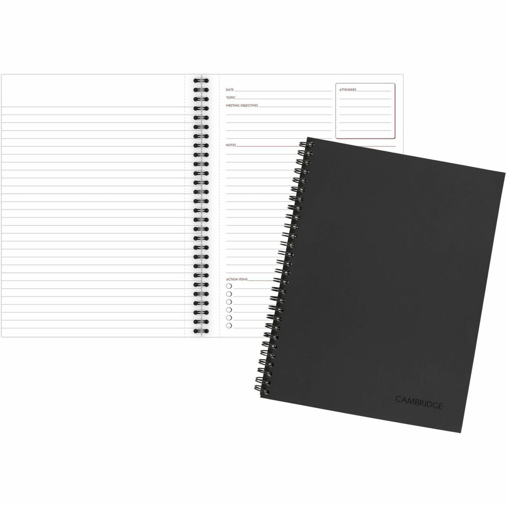 Mead® Limited Meeting Notebook, 7-1/4" x 9-1/2", 80